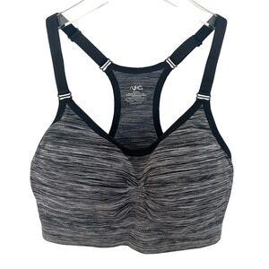 Ryka Racerback Sports Bra‎ Black Grey Medium